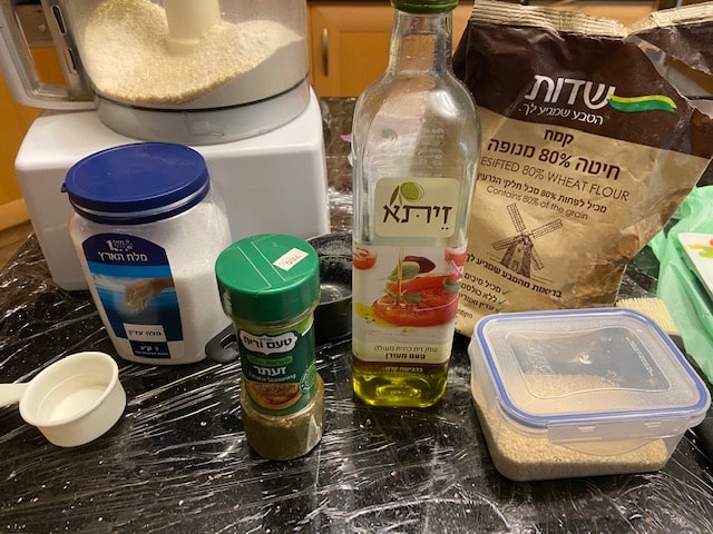 assembling ingredients