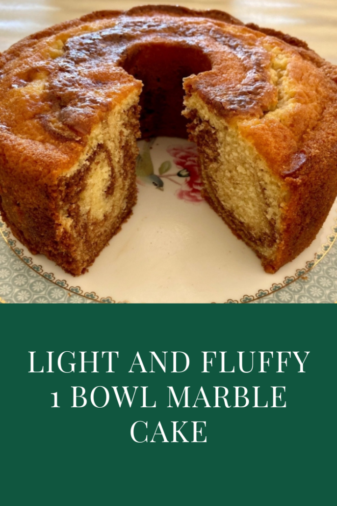 Light and Fluffy 1 Bowl Marble Cake
