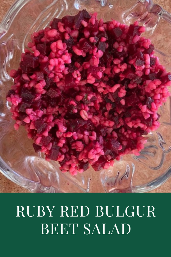 Ruby Red Bulgur Beet Salad