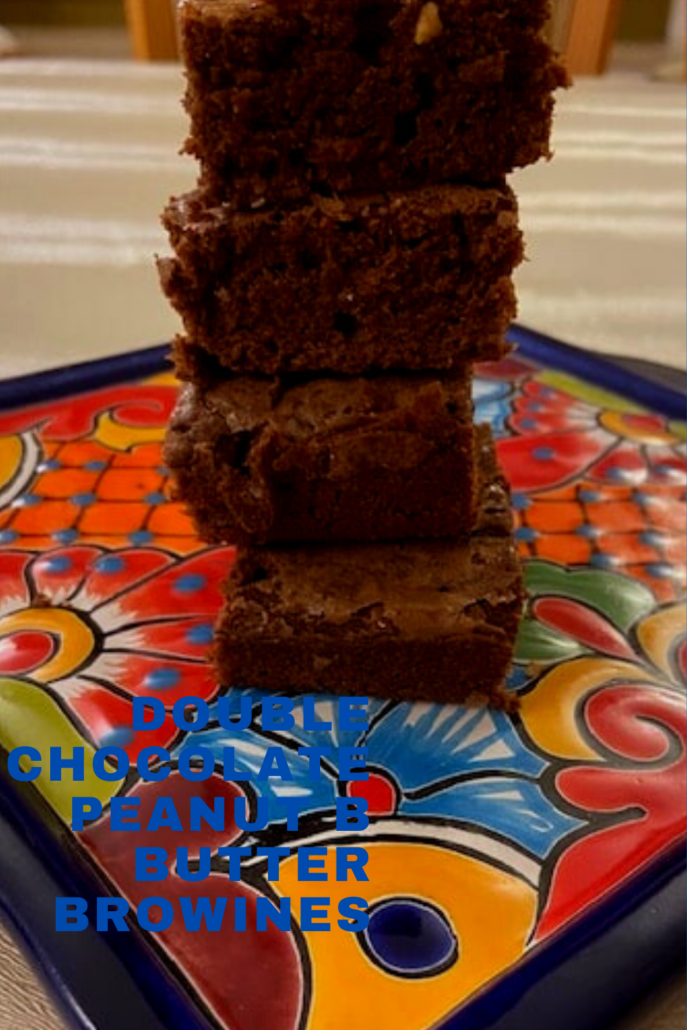 Double Chocolate Peanut Butter Brownies