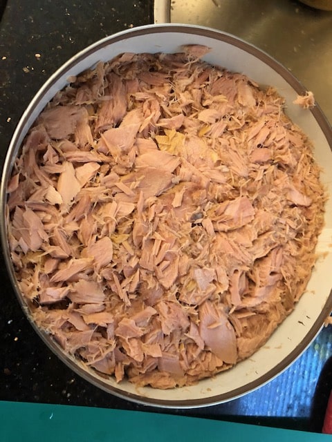 tuna in oil/water