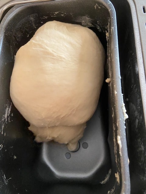 smooth and satiny dough
