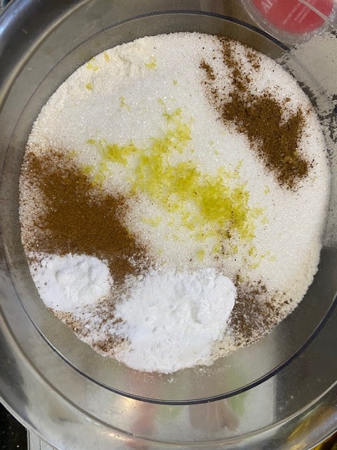 dry ingredient in bowl
