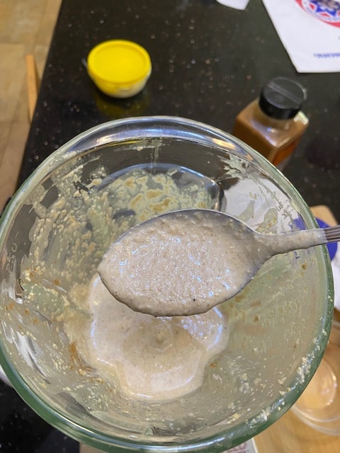Much thicker consistency batter