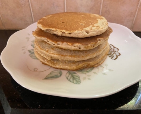 Oatmeal Blender Pancakes