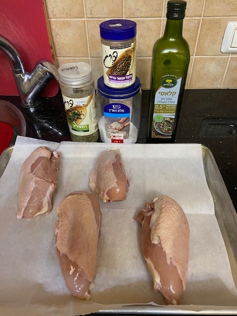 ingredients together