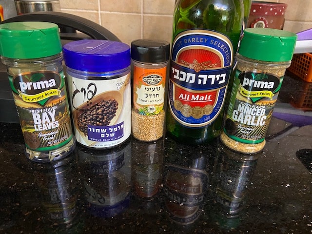 gathering the ingredients