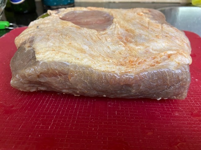rinsed corned beef