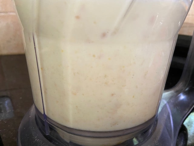 apples blended in in bits