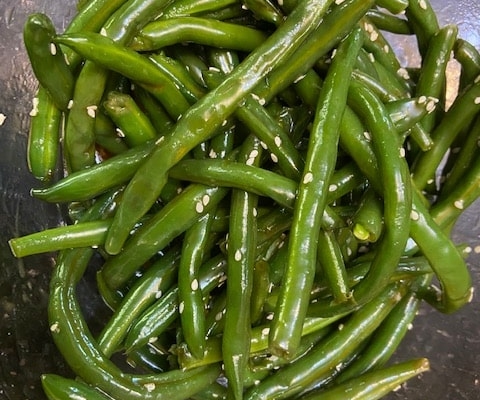 Simple Sesame Green Beans