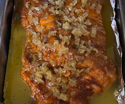 Brisket in Honey and Mustard Sauce