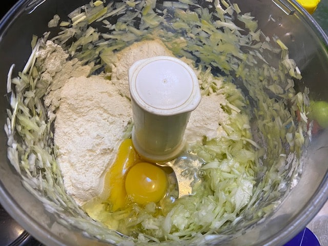 Adding the rest of the ingredients