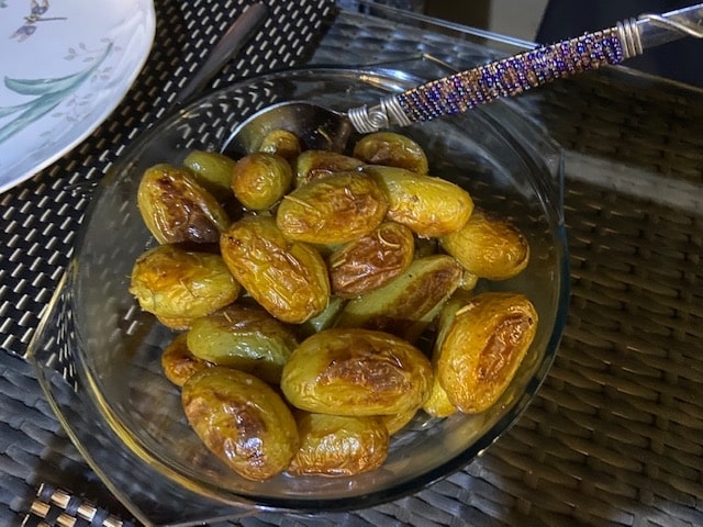 Roasted new potatoes