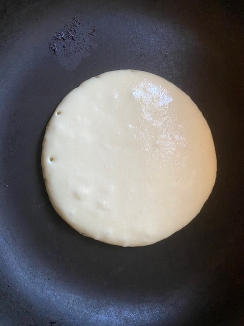 Note the few small bubbles