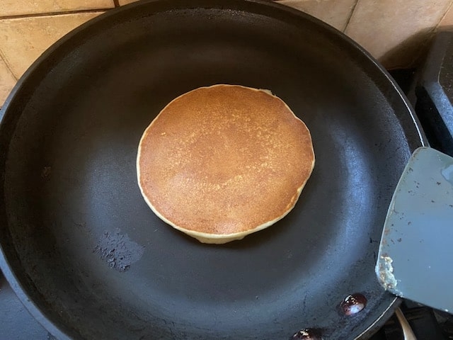 Golden brown pancake