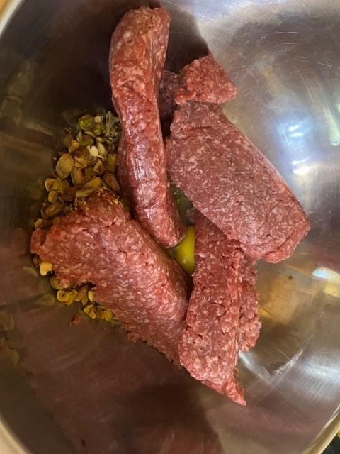 combining ingredients