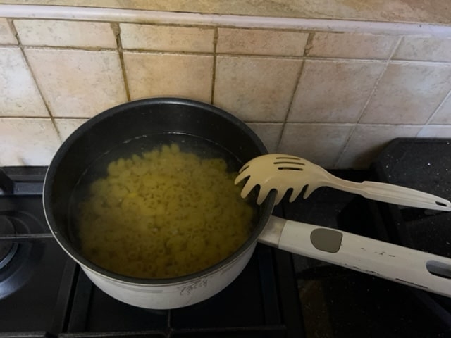 cook the macaroni