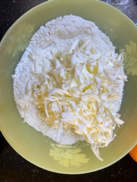 adding the butter