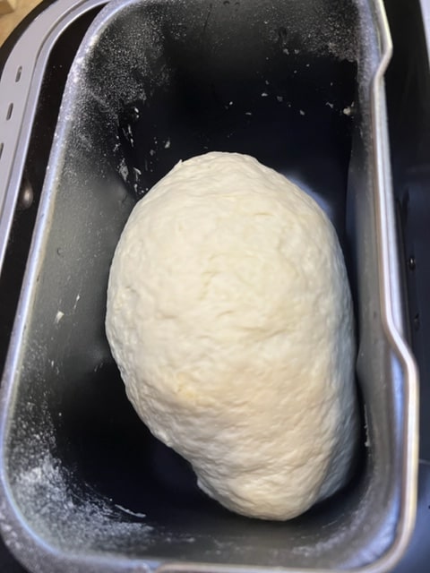 pizza dough in a smooth ball