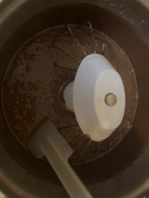 scrape sides and bottom to combine