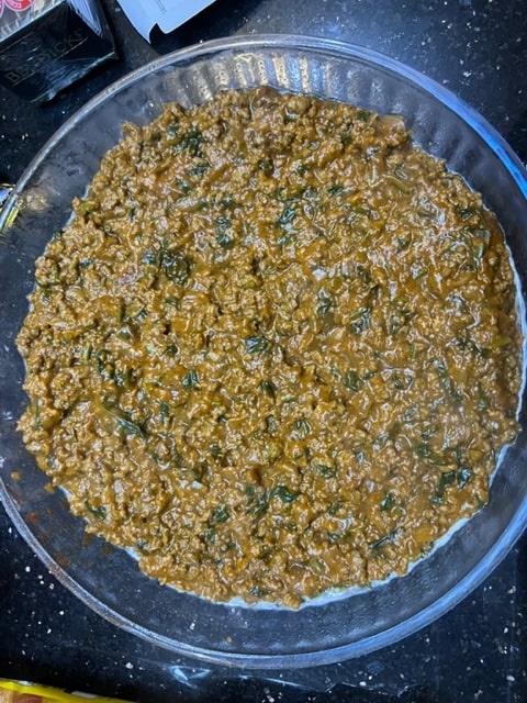 cooked meat mixture