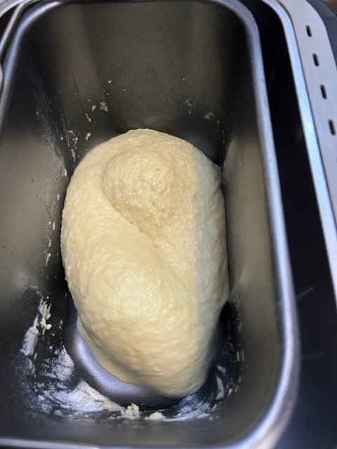 smooth lightly sticky dough