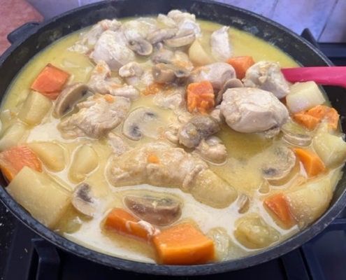 Chicken Curry with Sweet Potatoes