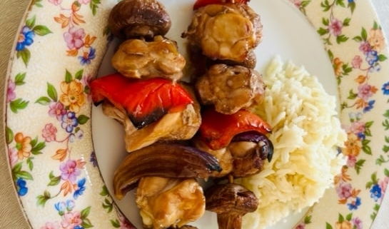 Chicken Vegetable Skewers