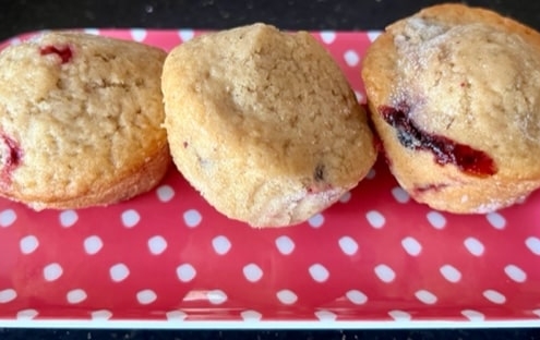Sweet Tart Cherry Muffins