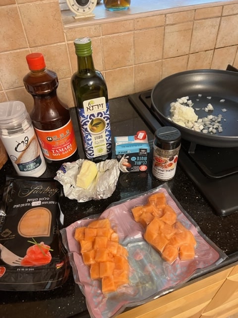 gathering the ingredients