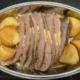 brisket in bourbon, garlic and honey