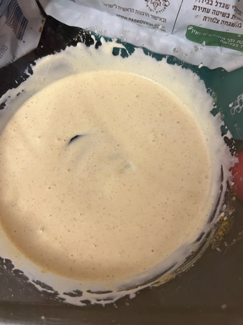 dressing whisked till smooth