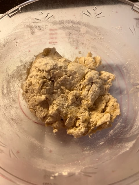 forming a rough ball