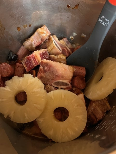 Adding the ingredients