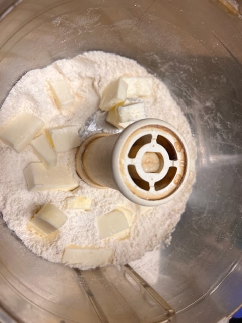 add cubed cold butter