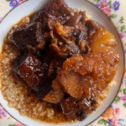 Beef Short Ribs in Dried Fruit and Pineapple 