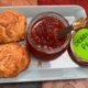 Ginger Scones with Pear Jam