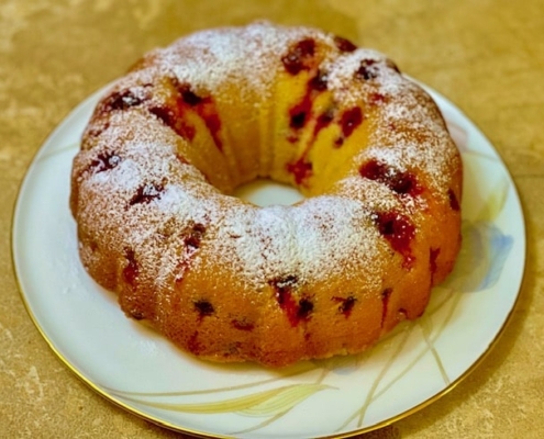 Orange Cranberry Bundt Cake
