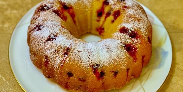 Orange Cranberry Bundt Cake