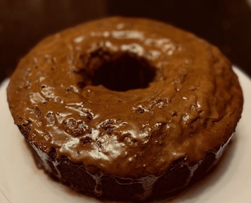Mocha Cake with Coffee Icing