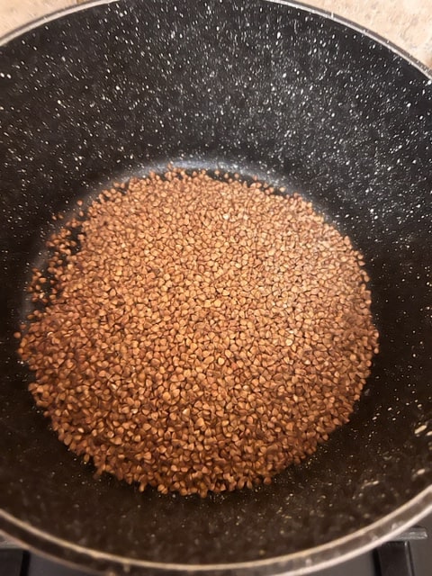 oil and buckwheat groats