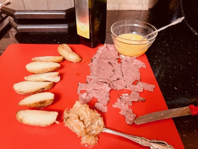 gathering ingredients