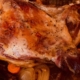 Slow roasted lamb