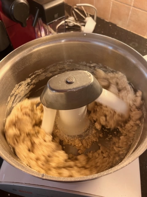 a bit dry and crumbly? add a bit more oil & water