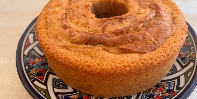 Raspberry Swirl Cake