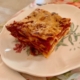 Lasagna with Homemade Chunky Tomato Sauce