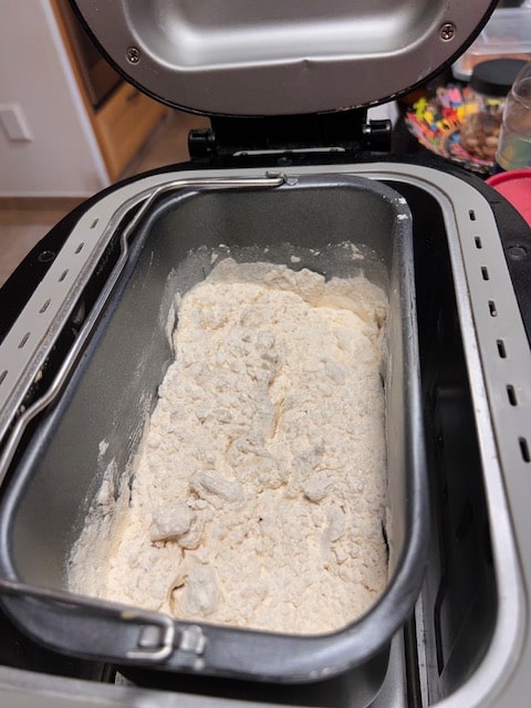 starting to mix