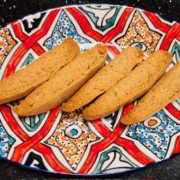 double ginger biscotti