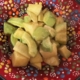avocado apple salad with orange juice vinaigrette