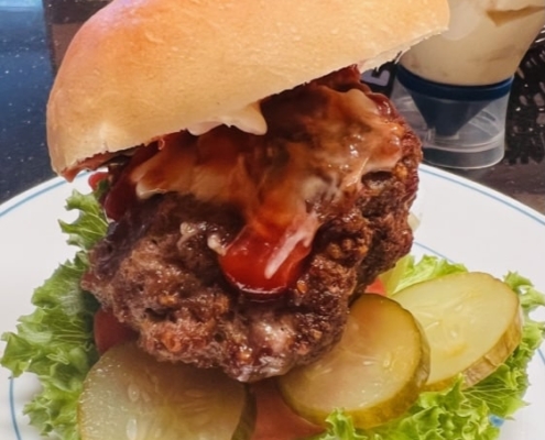 Juicy Broiled Hamburgers